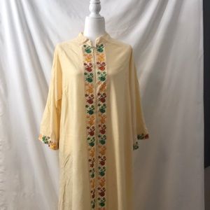 Evelyn Pearson vintage housecoat robe caftan 80s
